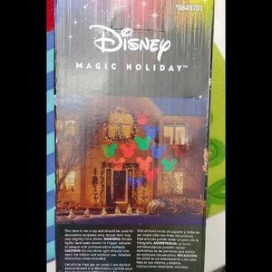 Disney  Swirling Red/Green/Blue Electrical Outlet Christmas Indoor/Out